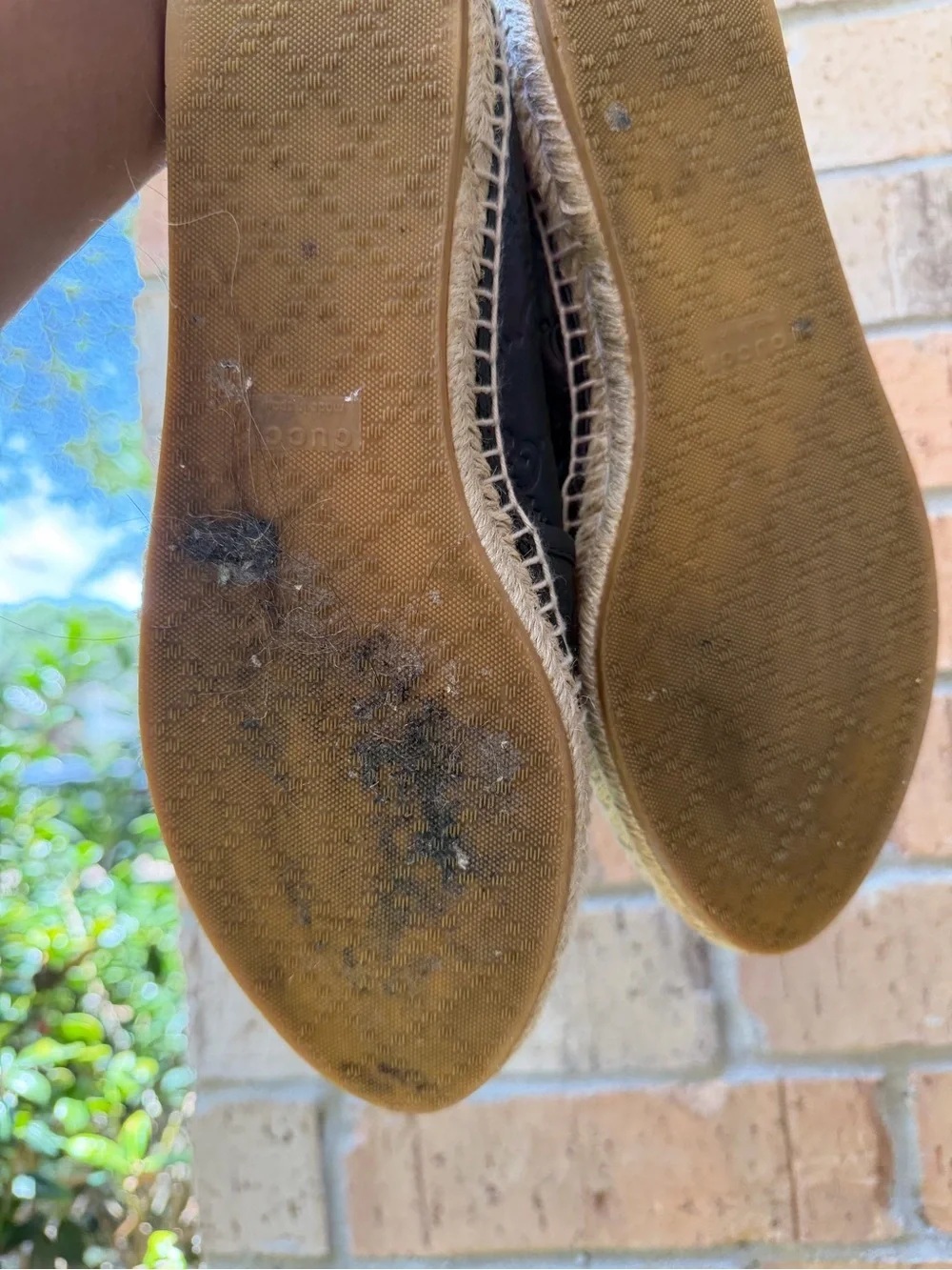 Gucci Black GG Espadrille Flats - Picture 7 of 12